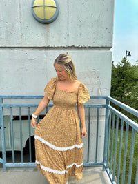 Thumbnail for Sunset Bloom Maxi Dress