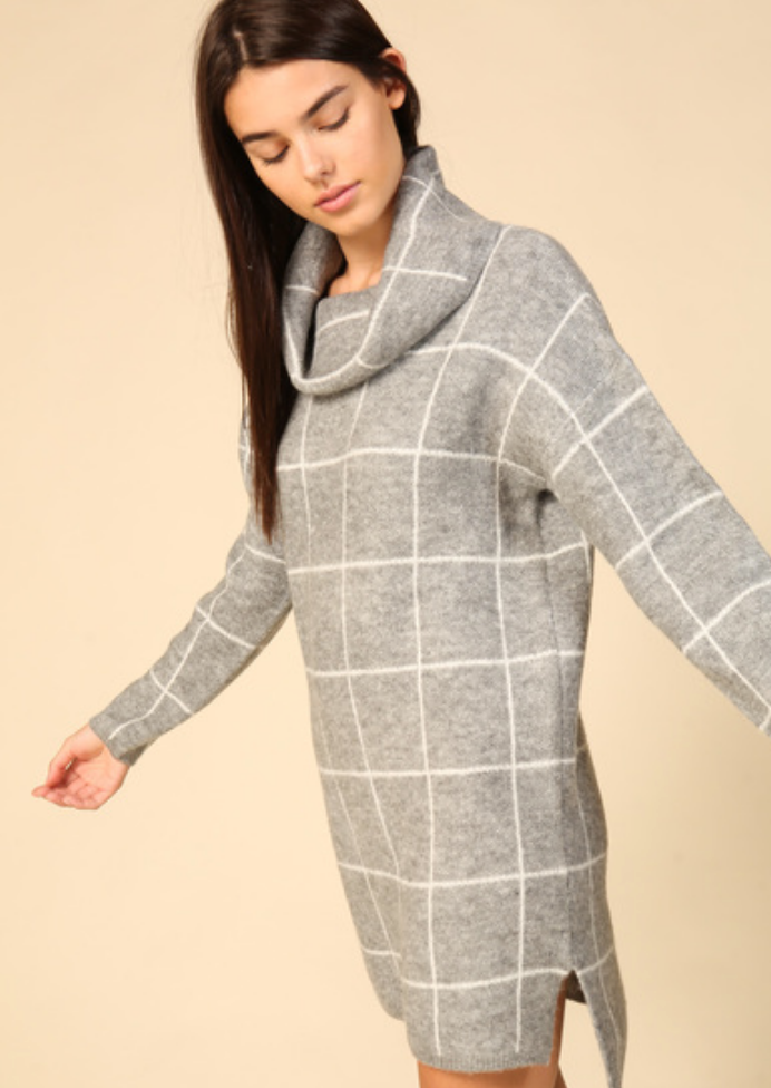 OFF THE GRID SWEATER DRESS